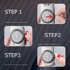 Dial Inflatable Windproof Metal Lighter