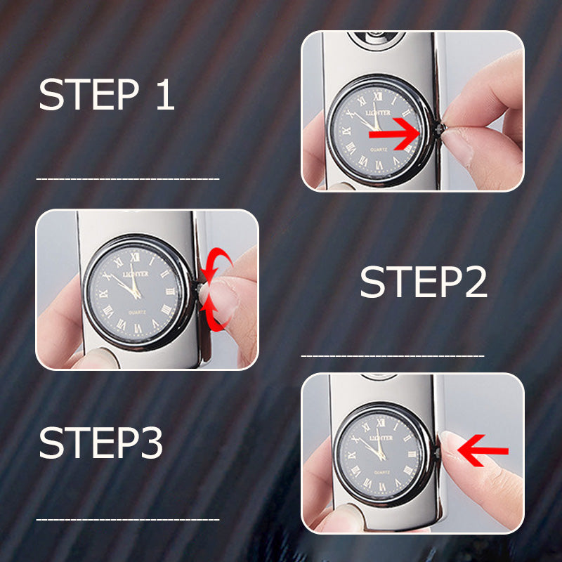 Dial Inflatable Windproof Metal Lighter