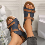 Women's Fashion Cutout Platform Wedge Sandals