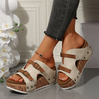 🔥LAST DAY PROMOTION - 50%OFF🔥Cutout Platform Wedge Sandals