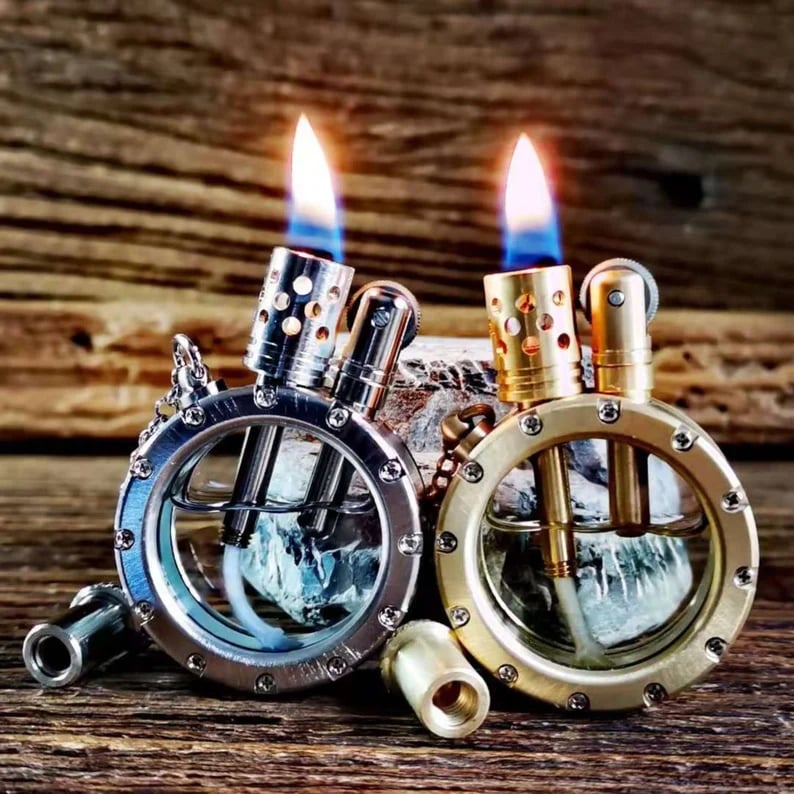 🔥🔥Retro Transparent Kerosene Lighter