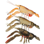 🔥Soft Shrimp Swimbait Pre-rigged Fishing Jig Lures