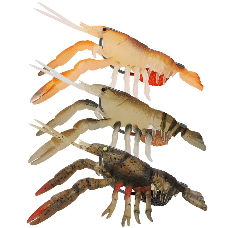 🔥Soft Shrimp Swimbait Pre-rigged Fishing Jig Lures