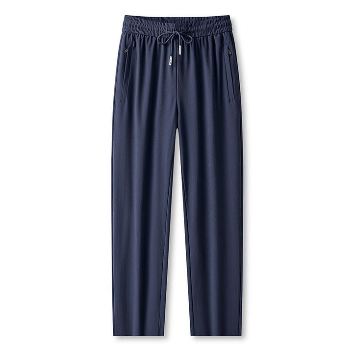 Ice Feel Quick-Dry Athletic Pants – Cooling Fabric, Loose Fit &amp; Moisture-Wicking (M–4XL) 🌿👖
