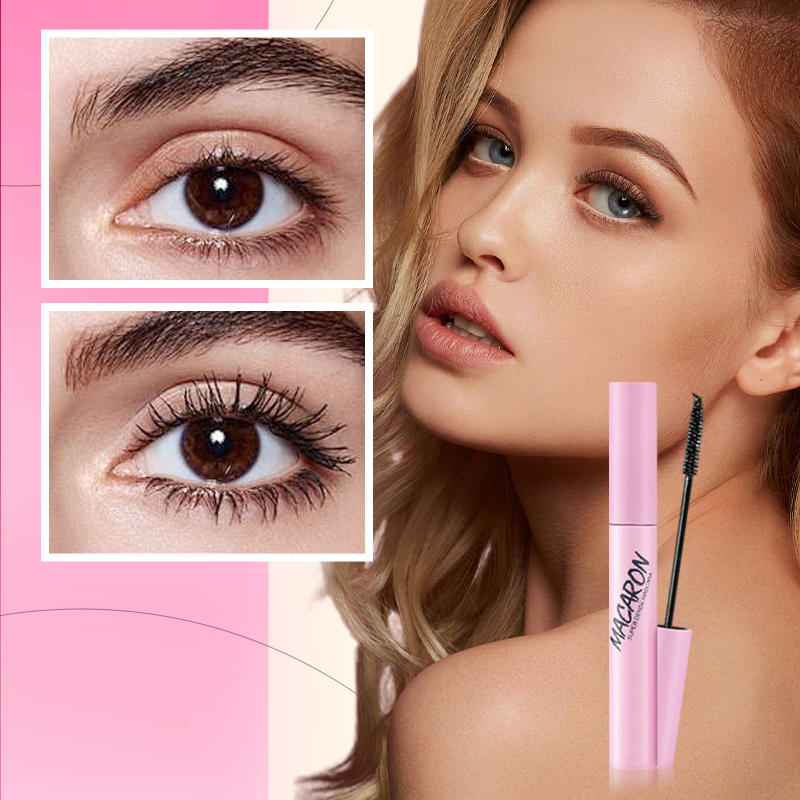 Smudge-Proof Waterproof Mascara for Lengthening, Volumizing & Curling