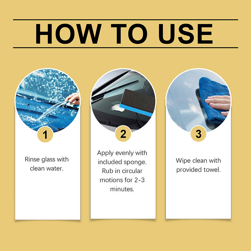 Car Glass Oil Film Remover