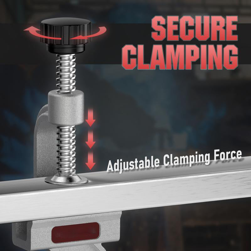 Adjustable Tube Clamp for Welding and Woodworking