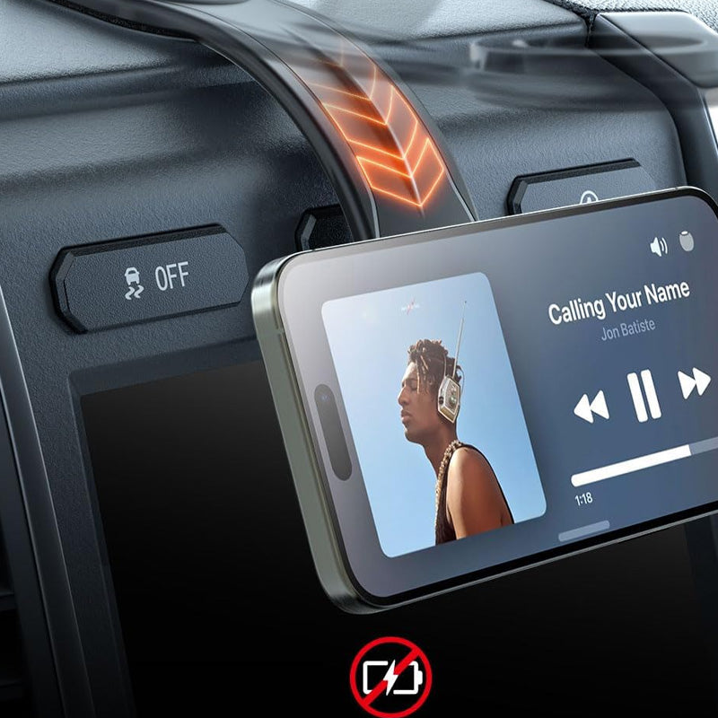 Support de téléphone magnétique pliable pour voiture