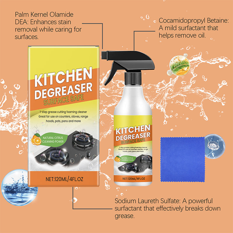 ⏳Time-limited Special⌛Kitchen Degreasing Foam Cleaner