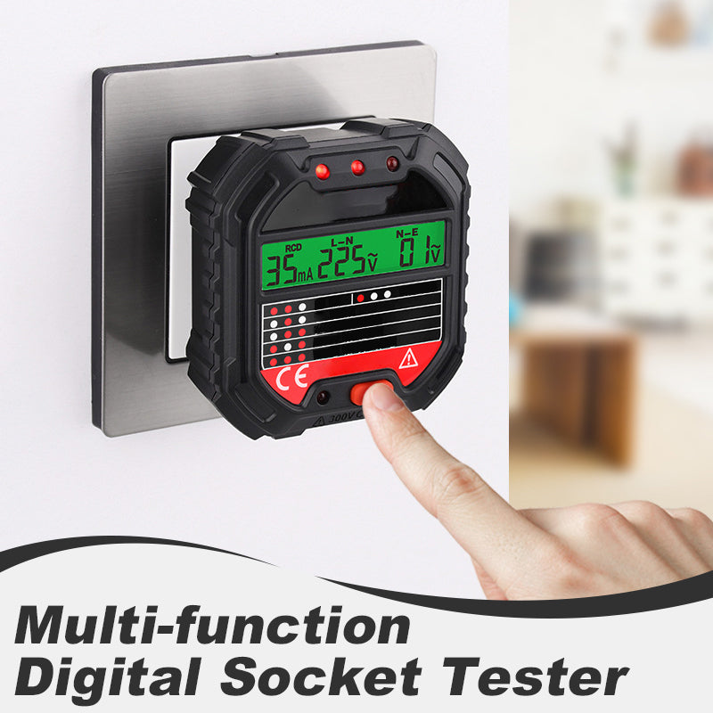 Multi-function Digital Socket Tester