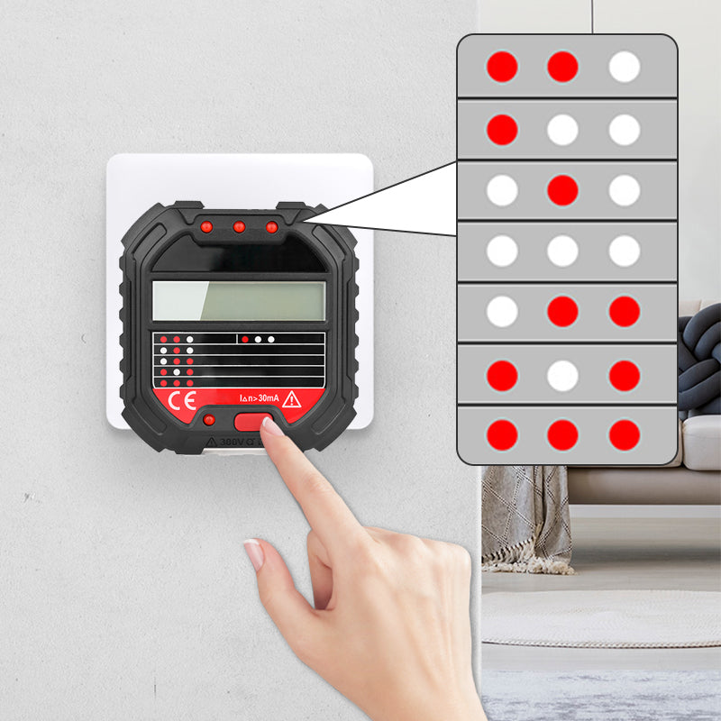 Multi-function Digital Socket Tester