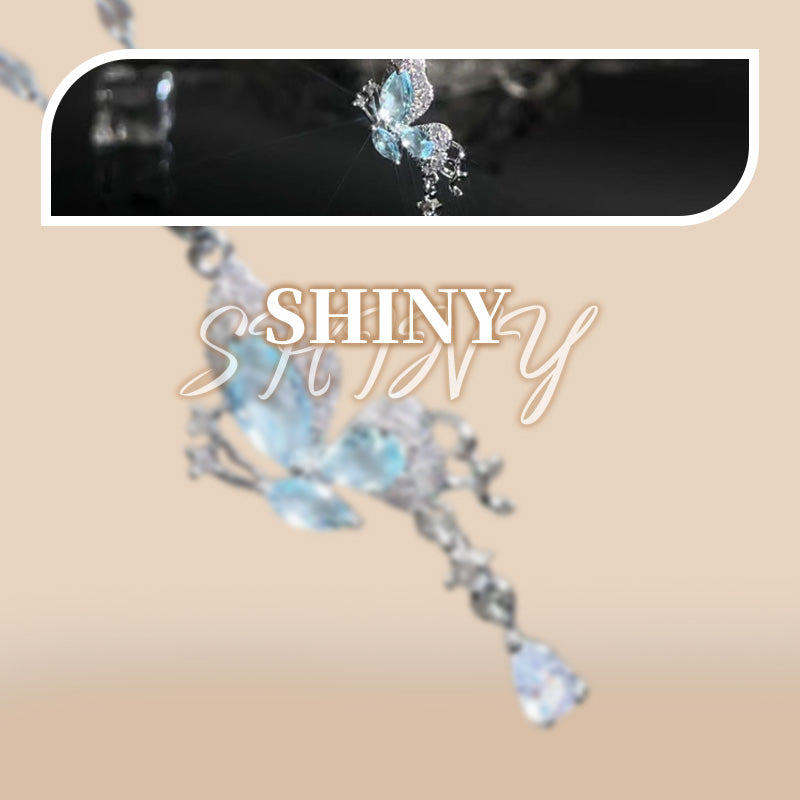 ⏳ Limited time 50% OFF💥Elegant Butterfly Tassel Pendant Necklace