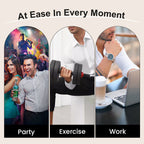 Men's Silky Wrinkle Resistant Solid Color Stretch Shirt