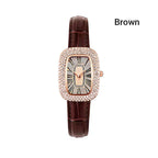 ⏳Time-limited Special💕Women Square Luxury Crystal Rhinestone Diamond Watches