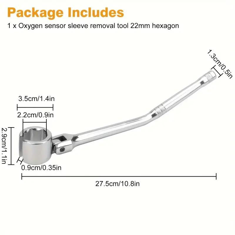 Flexible Head Oxygen Sensor Wrench Tool
