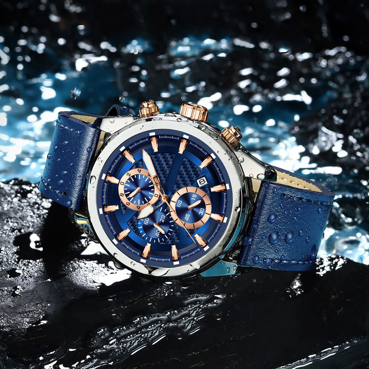 ⌚Orologio da uomo casual ed elegante al quarzo con quadrante luminoso.