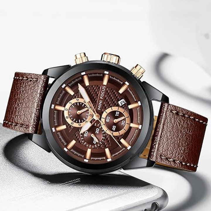 ⌚Orologio da uomo casual ed elegante al quarzo con quadrante luminoso.