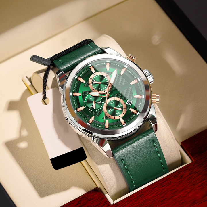 ⌚Orologio da uomo casual ed elegante al quarzo con quadrante luminoso.