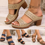 Women's Comfortable Slip-on Wedge Sandals