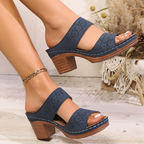 Women's Comfortable Slip-on Wedge Sandals