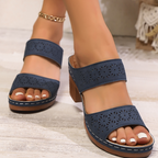 Women's Comfortable Slip-on Wedge Sandals