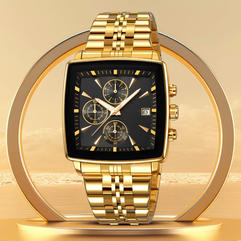 🎉High-End Business Watches at Half Price✨Men's Multifunctional Waterproof Quartz Watch