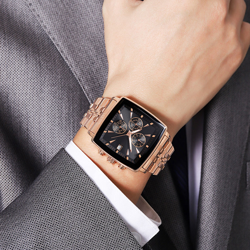 🎉High-End Business Watches at Half Price✨Men's Multifunctional Waterproof Quartz Watch