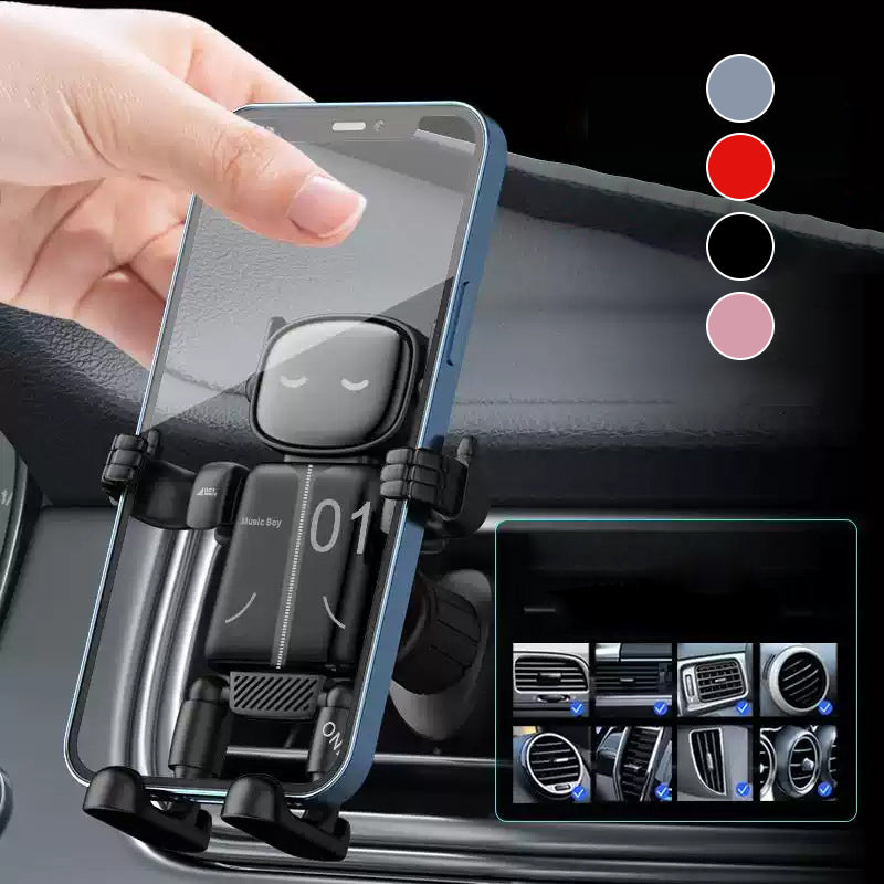 Universal Robot Creative Car Phone Holder