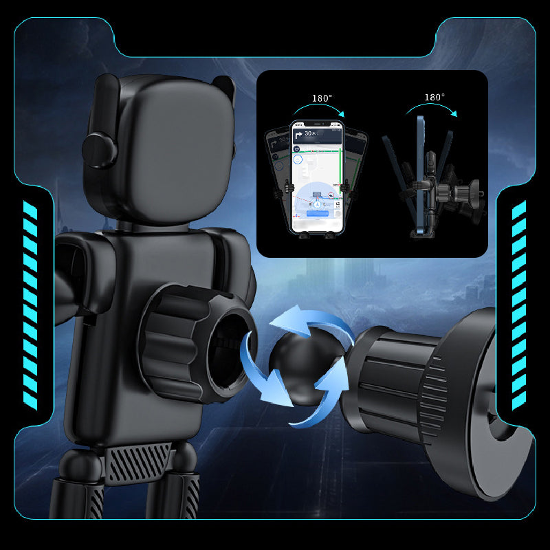 Support de téléphone universel et créatif pour voiture, motif robot
