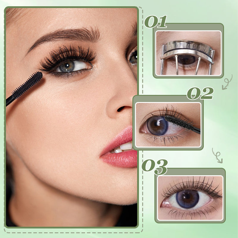 💖Limited Sale 50% OFF💖Waterproof Black Mascara for Volume & Length