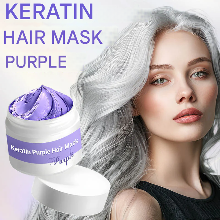 🎉OSTA LISÄÄ SÄÄSTÄ LISÄÄ💜Violetti keratiinihiusnaamio