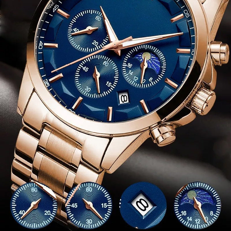 ⏳Time-limited Special⌛Men’s Quartz Stainless Steel Watch