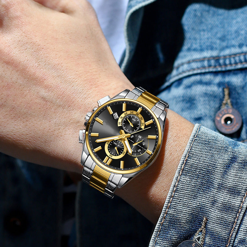 ⏳Time-limited Special⌛Men's Stainless Steel Business Wrist Watch