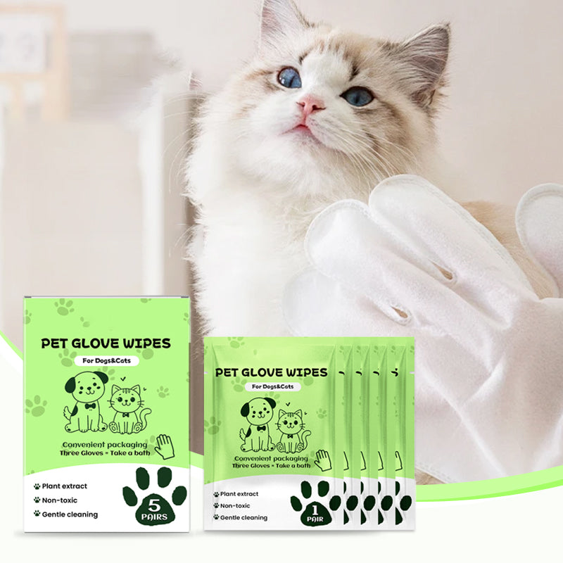 🎉 Last Day Promotion-50% OFF 🫧Gentle Pet Cleaning No-Rinse Gloves