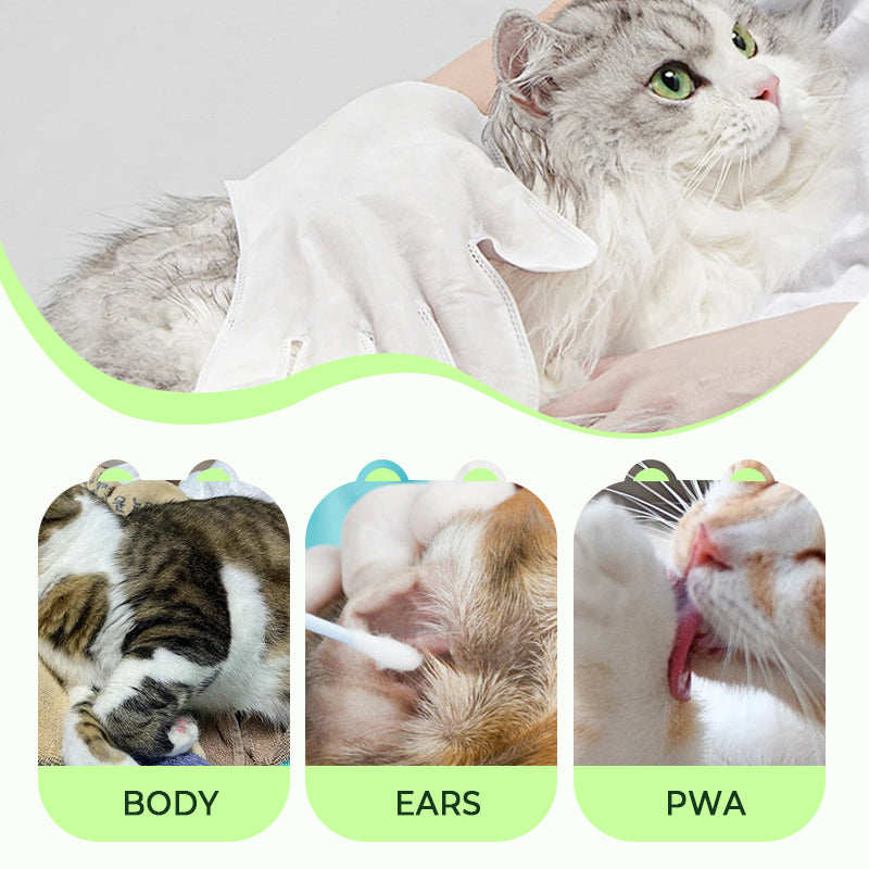 🎉 Last Day Promotion-50% OFF 🫧Gentle Pet Cleaning No-Rinse Gloves