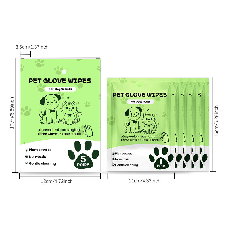 🎉 Last Day Promotion-50% OFF 🫧Gentle Pet Cleaning No-Rinse Gloves