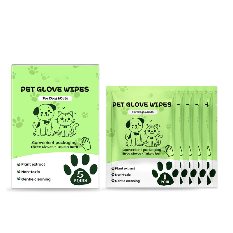 🎉 Last Day Promotion-50% OFF 🫧Gentle Pet Cleaning No-Rinse Gloves