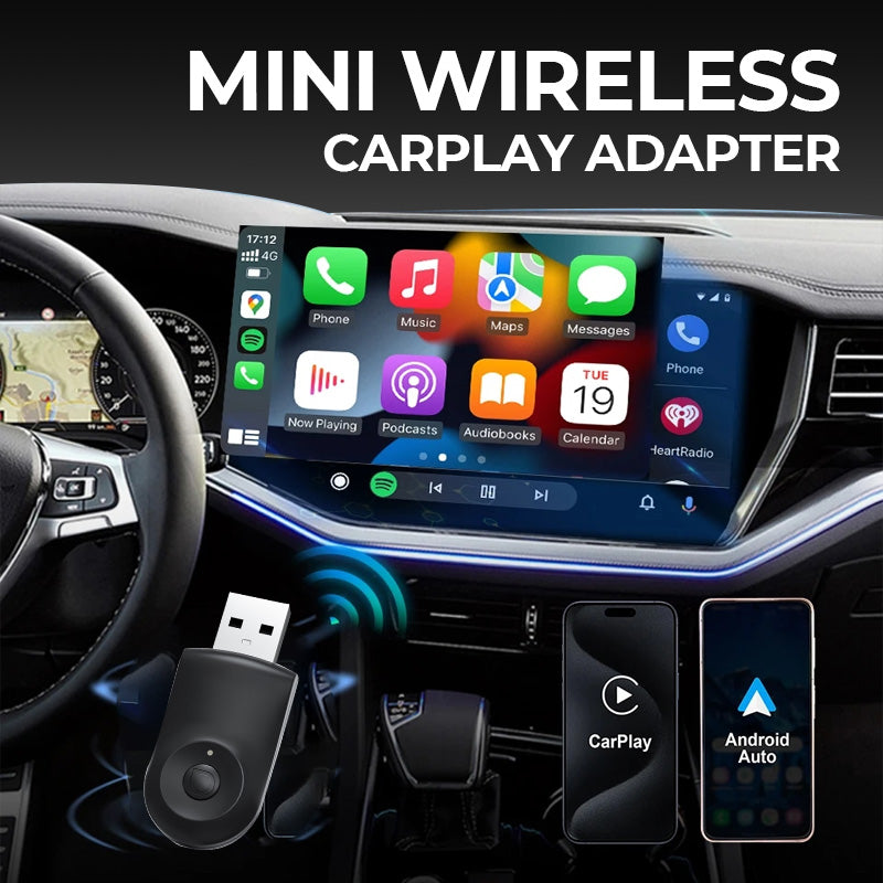 🔥Limited Time Offer - 50% Off 🔥2025 Ottocast Mini wireless CarPlay Android Auto Adapter