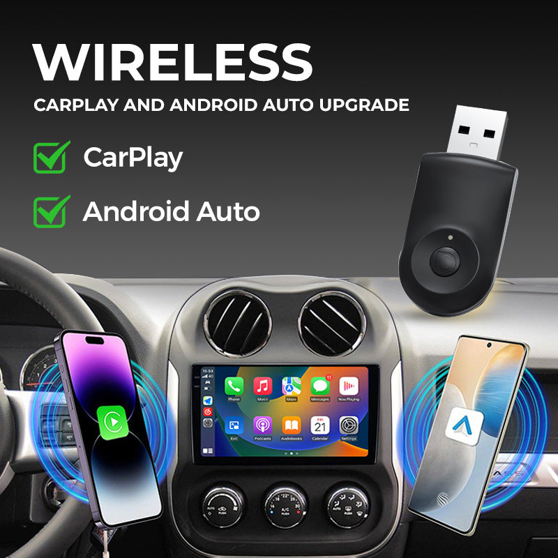 🔥Limited Time Offer - 50% Off 🔥2025 Ottocast Mini wireless CarPlay Android Auto Adapter