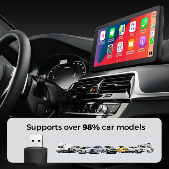 🔥Limited Time Offer - 50% Off 🔥2025 Ottocast Mini wireless CarPlay Android Auto Adapter