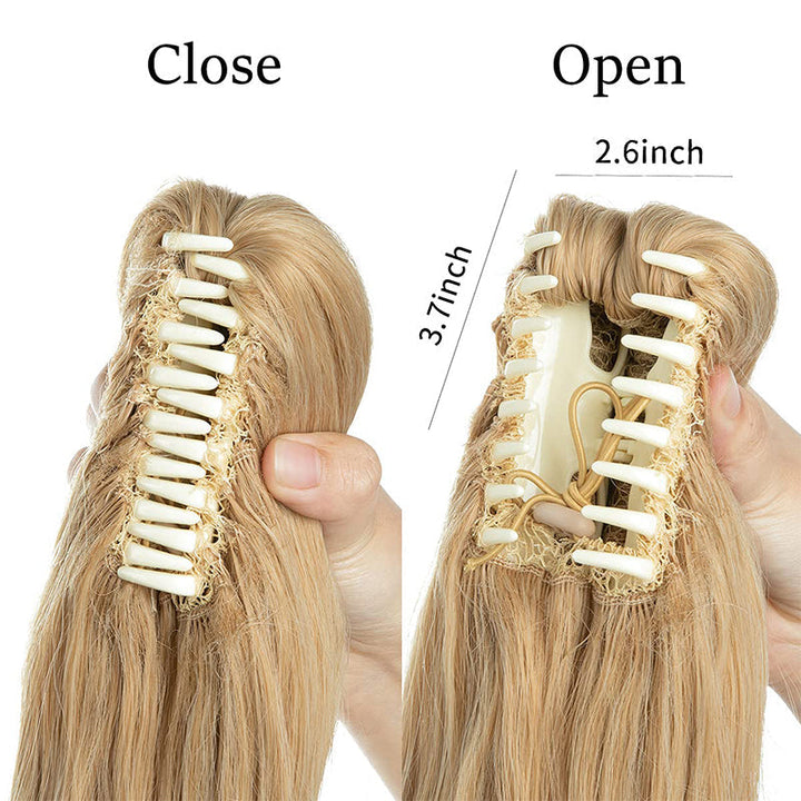 ✨Het geheim van zelfvertrouwen👸Haarspeld voor een licht gekrulde, synthetische haarsimulatie paardenstaart voor dames