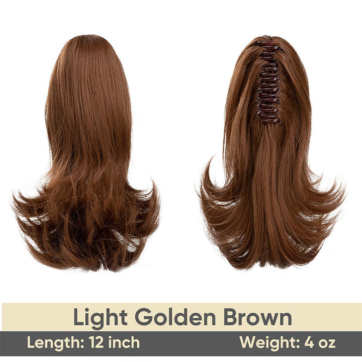 ✨Het geheim van zelfvertrouwen👸Haarspeld voor een licht gekrulde, synthetische haarsimulatie paardenstaart voor dames