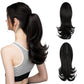 ✨The Secret of Confidence👸Women's Slightly Curly Chemical Fiber Hair Simulation Natural Fake Ponytail Hairpin