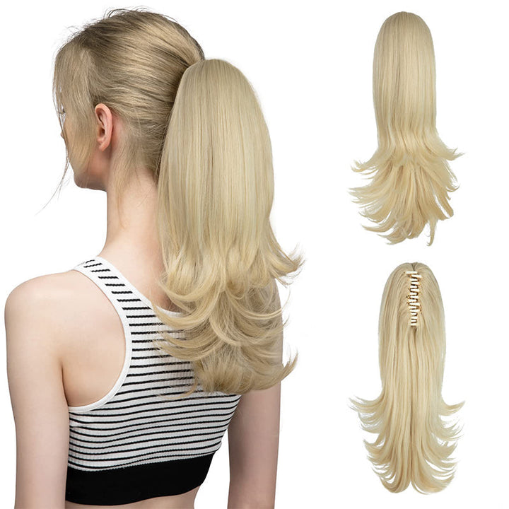 ✨Het geheim van zelfvertrouwen👸Haarspeld voor een licht gekrulde, synthetische haarsimulatie paardenstaart voor dames