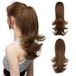 ✨The Secret of Confidence👸Women's Slightly Curly Chemical Fiber Hair Simulation Natural Fake Ponytail Hairpin