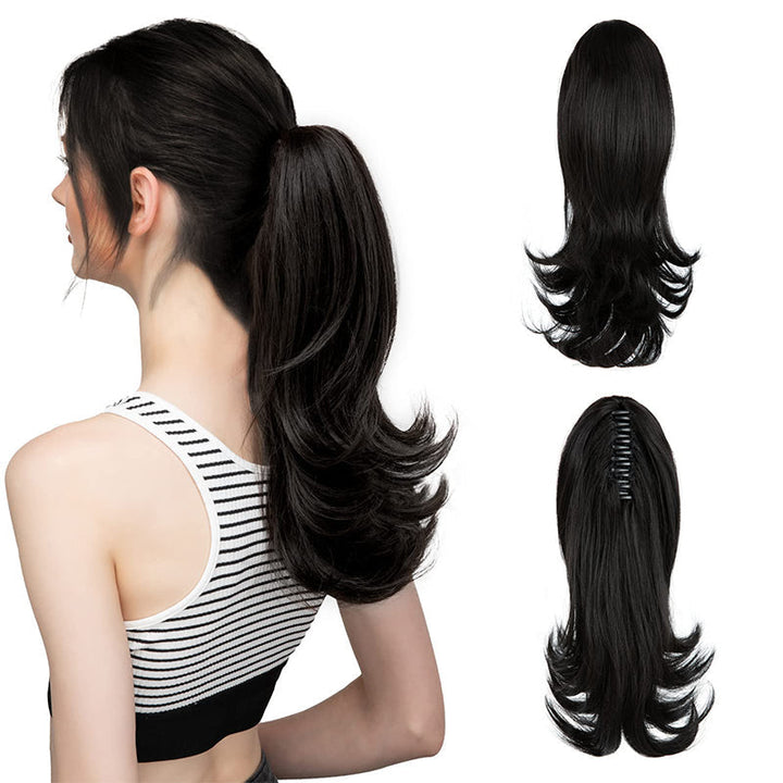 ✨Het geheim van zelfvertrouwen👸Haarspeld voor een licht gekrulde, synthetische haarsimulatie paardenstaart voor dames