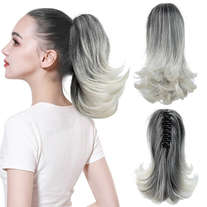✨Het geheim van zelfvertrouwen👸Haarspeld voor een licht gekrulde, synthetische haarsimulatie paardenstaart voor dames