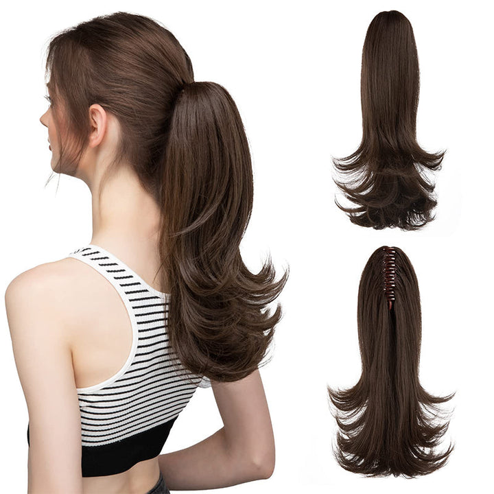 ✨Het geheim van zelfvertrouwen👸Haarspeld voor een licht gekrulde, synthetische haarsimulatie paardenstaart voor dames