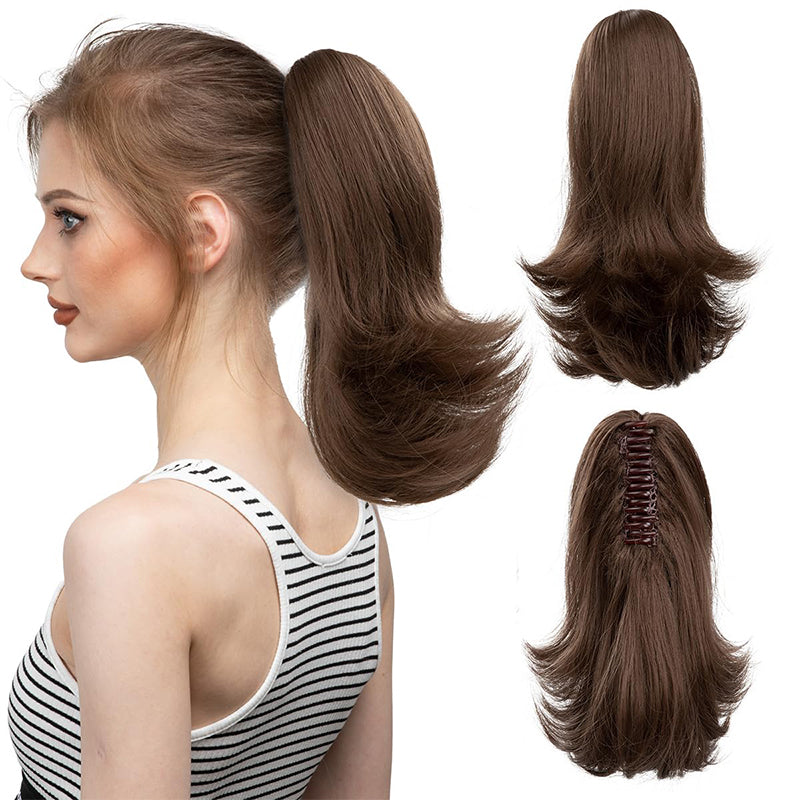 ✨Het geheim van zelfvertrouwen👸Haarspeld voor een licht gekrulde, synthetische haarsimulatie paardenstaart voor dames