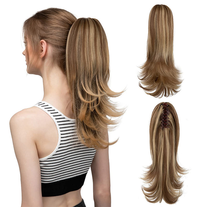 ✨Het geheim van zelfvertrouwen👸Haarspeld voor een licht gekrulde, synthetische haarsimulatie paardenstaart voor dames